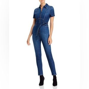 Alice + Olivia Brand New Denim Jumpsuit NWT